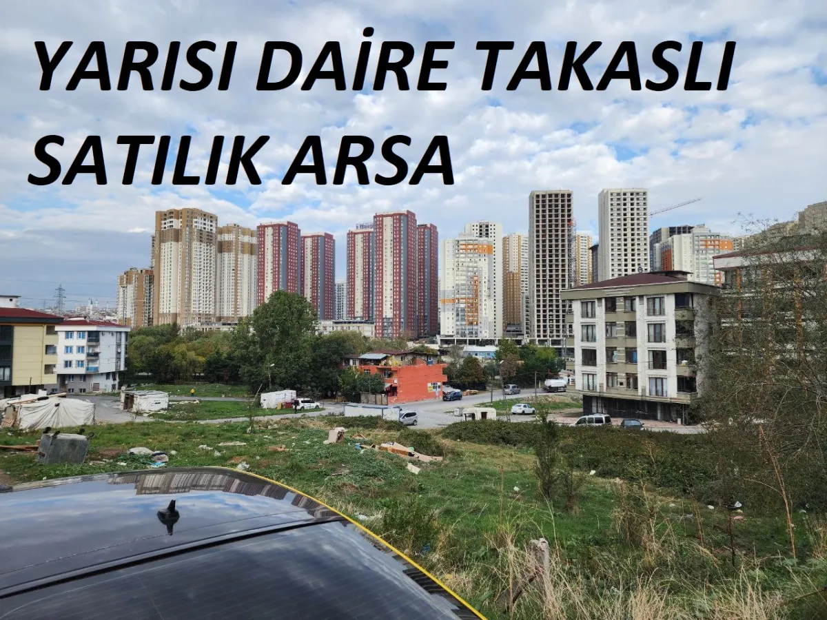 ESENYURT MEHTERÇEŞME\'DE YARISI DAİRE TAKASLI SATILIK ARSA