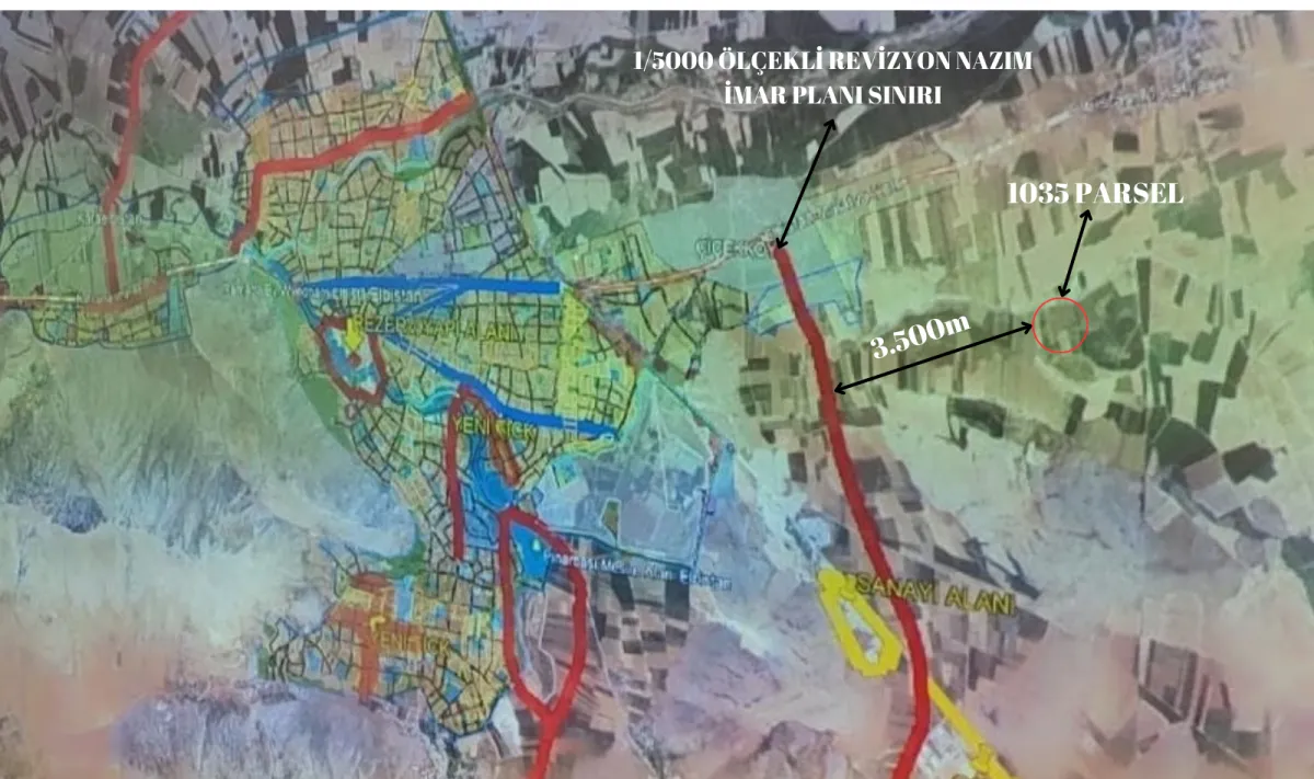 Kahramanmaraş Elbistan Söğütlü\'de 14.030 m2 Satılık Arazi