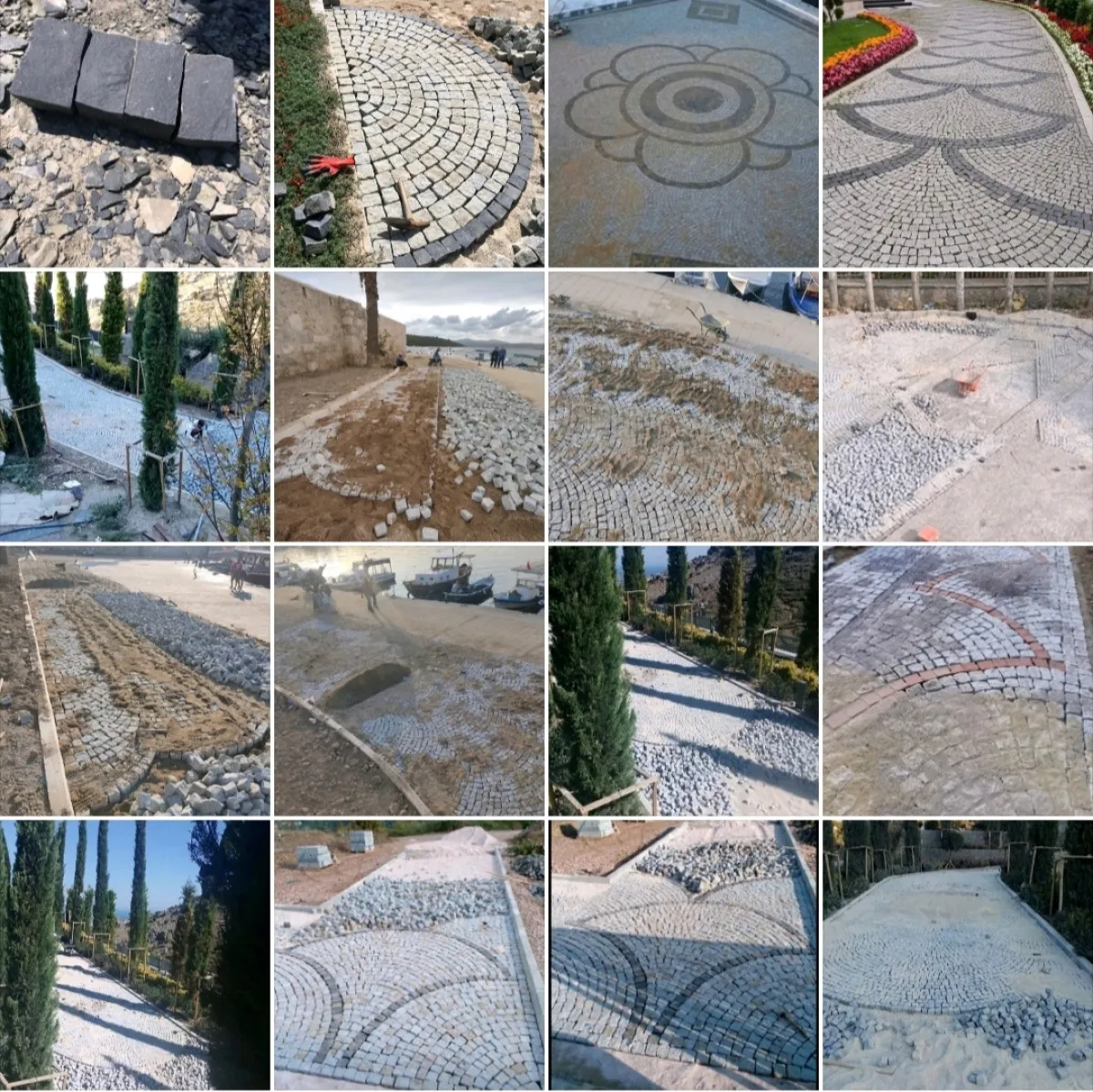 İzmir'in doğal kırma granit küp taş begonit küp taş  Aliağa, doğ - Büyük 2