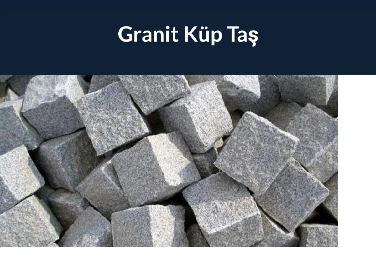 Konya/Granit,küptaş, doğal arnavut,taş,begonit,küptaş,kırma,taş, - Büyük 13