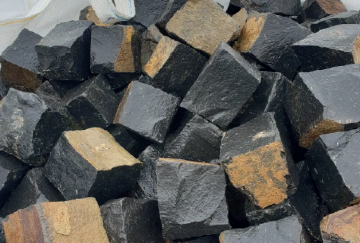 Bursa granit doğal kırma küptaş Andezit taş begonit küptaş - Büyük 10