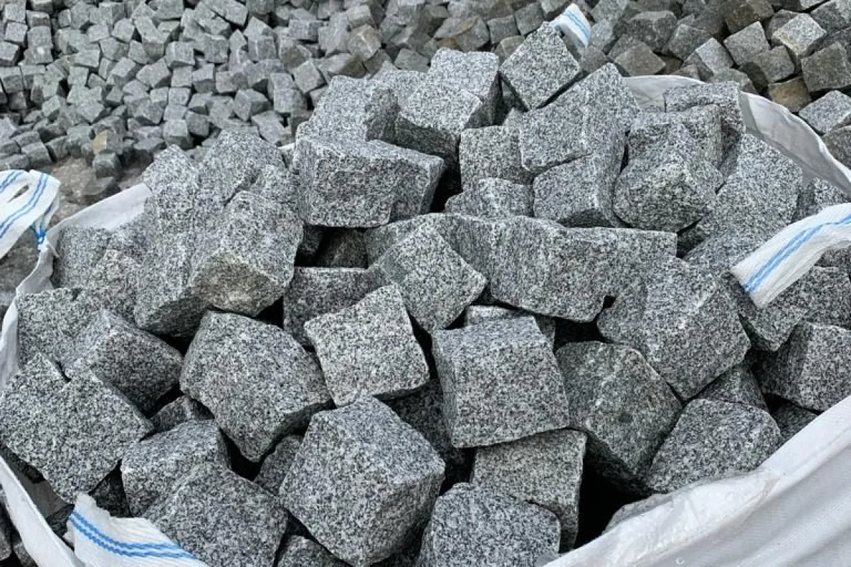 Bursa granit doğal kırma küptaş Andezit taş begonit küptaş - Büyük 11