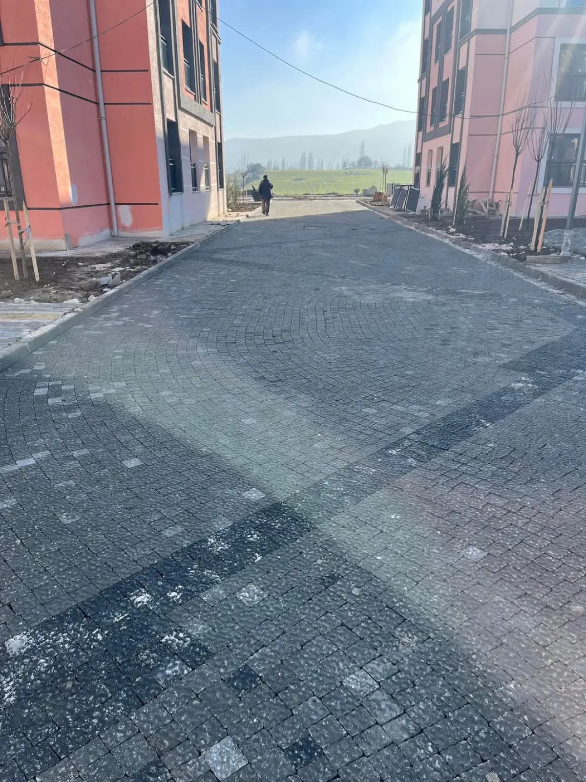 Taş bahçe yolu yapımı Erni granit küp taş begonit küp taş bursa - Büyük 8